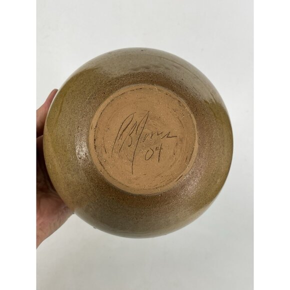 Vintage Peter PB Jones Face Effigy Vase Pottery Seneca Tribe Beaver Clan NY - Picture 5 of 10